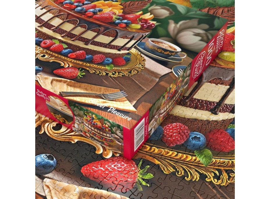 CHERRY PAZZI Puzzle Sladké potěšení - dort 1000 dílků