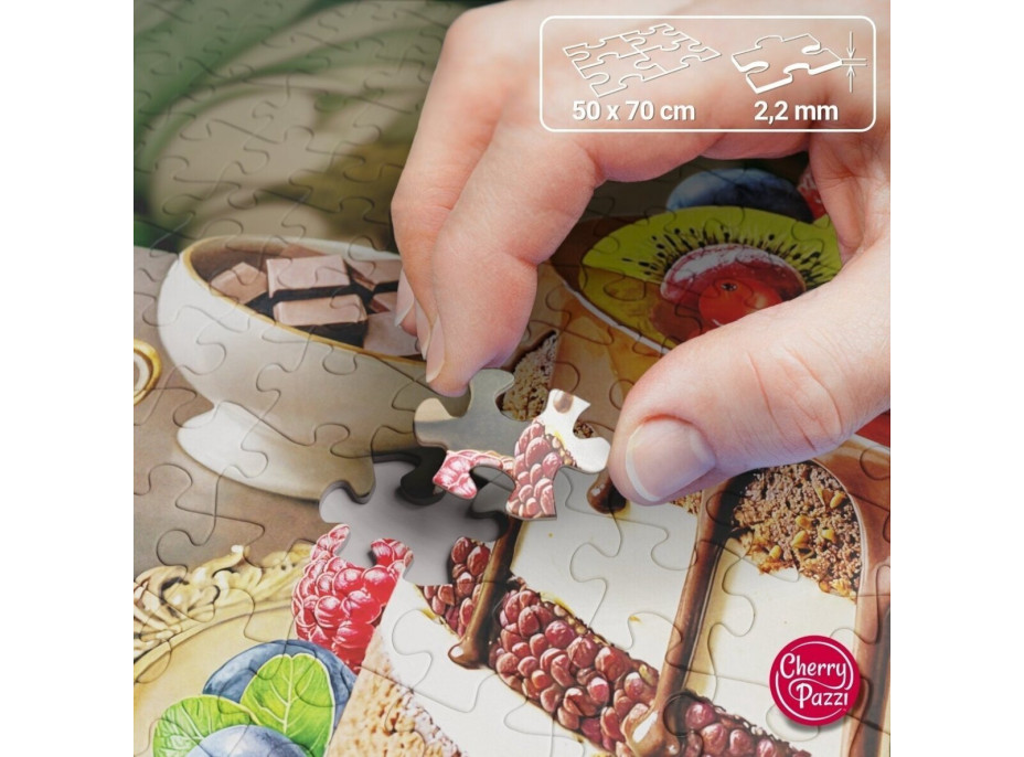 CHERRY PAZZI Puzzle Sladké potěšení - dort 1000 dílků