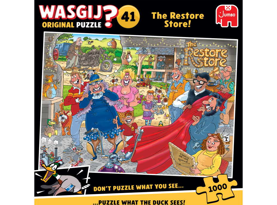 JUMBO Puzzle WASGIJ 41: Restore store 1000 dílků