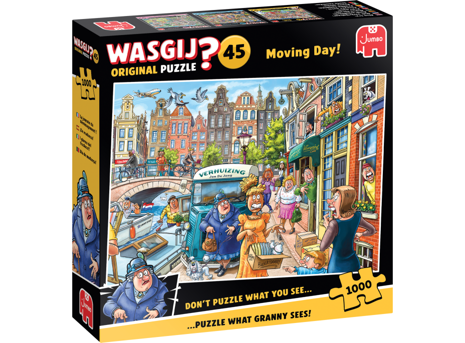 JUMBO Puzzle WASGIJ 45: Stěhování 1000 dílků