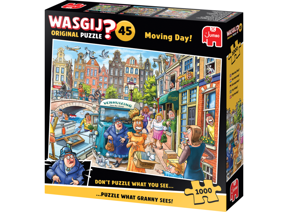 JUMBO Puzzle WASGIJ 45: Stěhování 1000 dílků