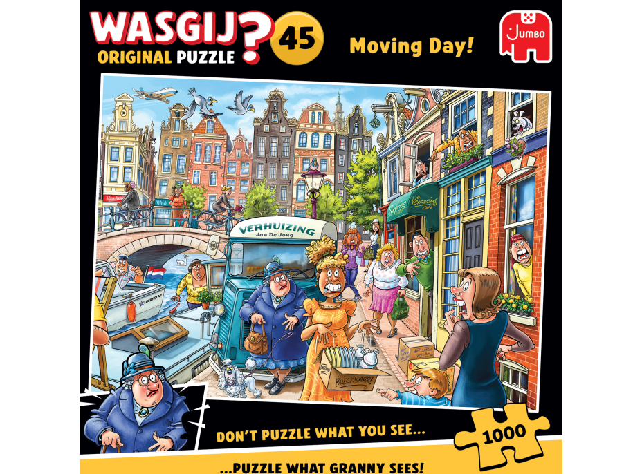 JUMBO Puzzle WASGIJ 45: Stěhování 1000 dílků
