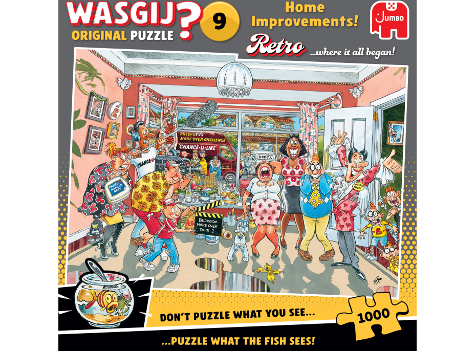 JUMBO Puzzle WASGIJ 9: Domácí vylepšení 1000 dílků