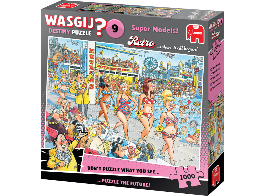 JUMBO Puzzle WASGIJ Destiny 9: Super modelky 1000 dílků