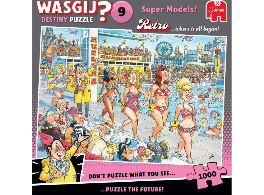JUMBO Puzzle WASGIJ Destiny 9: Super modelky 1000 dílků