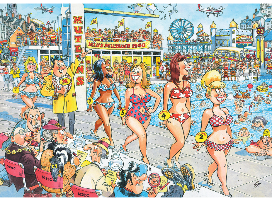 JUMBO Puzzle WASGIJ Destiny 9: Super modelky 1000 dílků