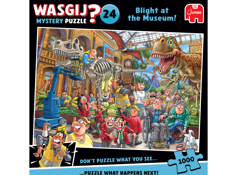JUMBO Puzzle WASGIJ Mystery 24: Plíseň v muzeu 1000 dílků