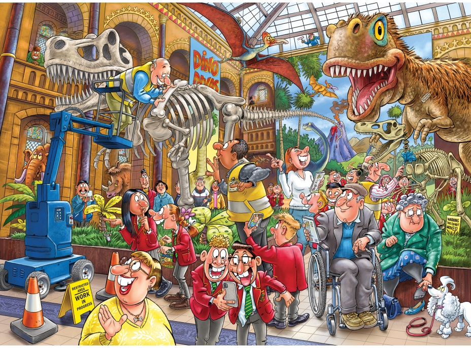 JUMBO Puzzle WASGIJ Mystery 24: Plíseň v muzeu 1000 dílků