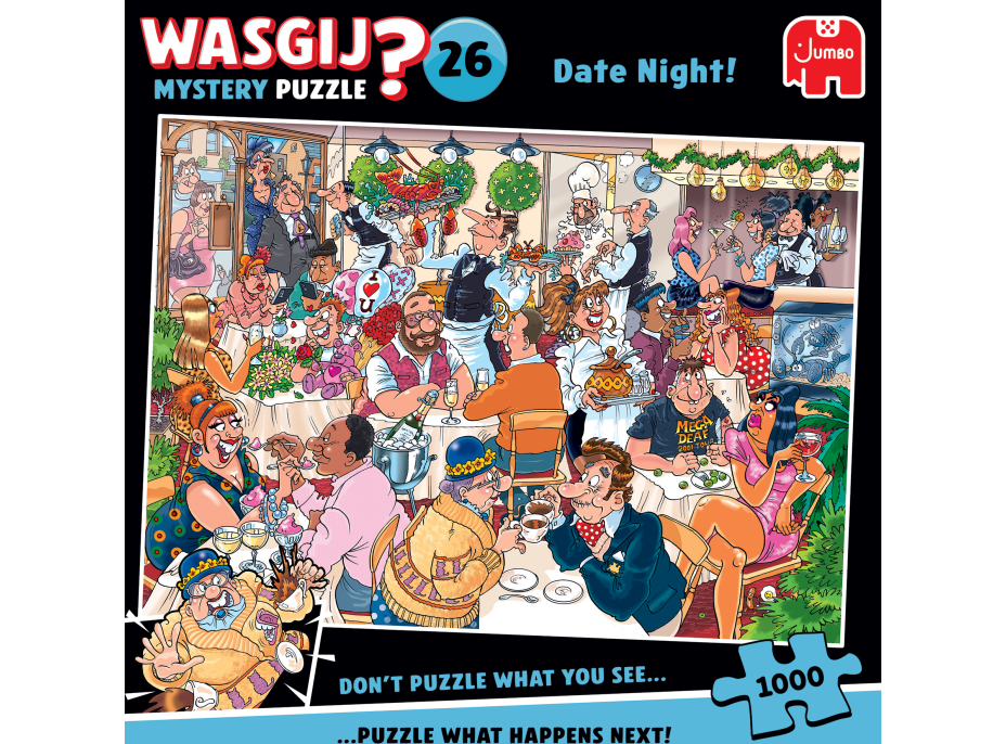 JUMBO Puzzle WASGIJ Mystery 26: Rande 1000 dílků