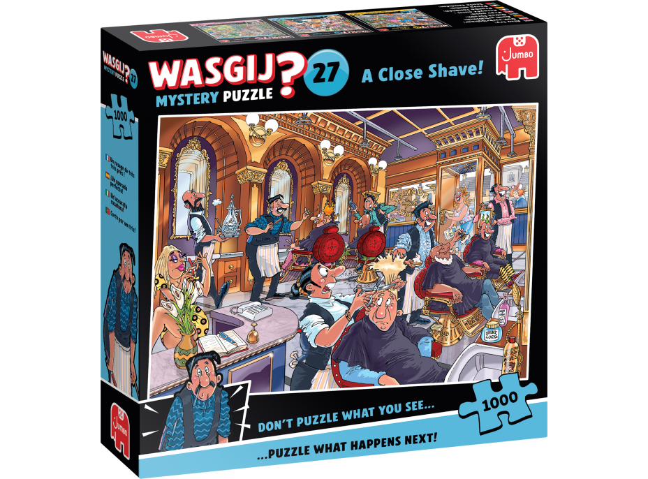 JUMBO Puzzle WASGIJ Mystery 27: Důkladné oholení 1000 dílků