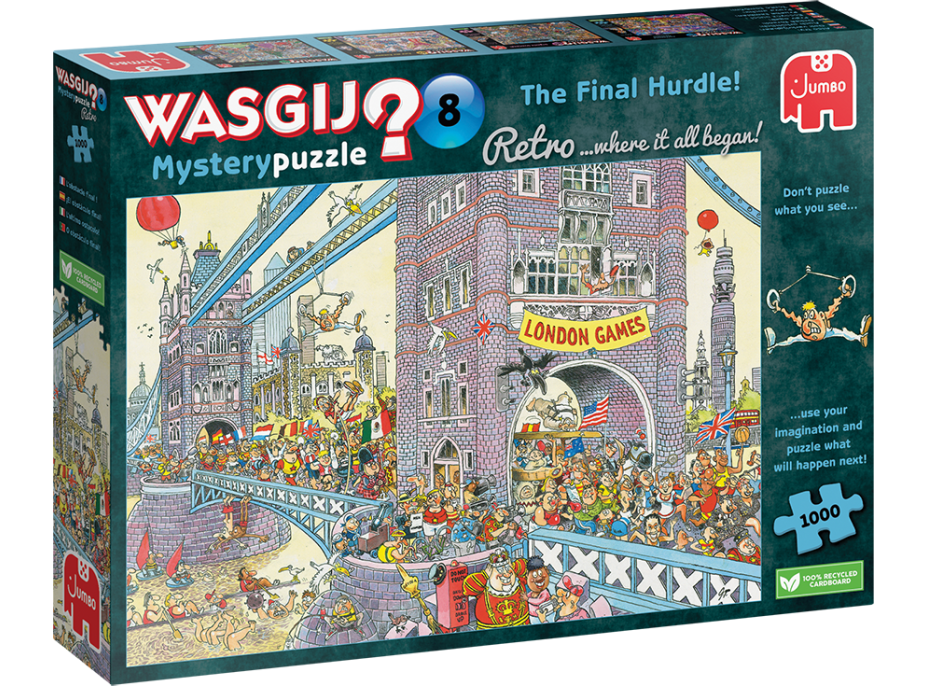 JUMBO Puzzle WASGIJ Mystery 8: Poslední překážka 1000 dílků