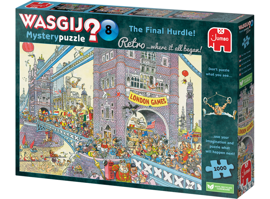 JUMBO Puzzle WASGIJ Mystery 8: Poslední překážka 1000 dílků