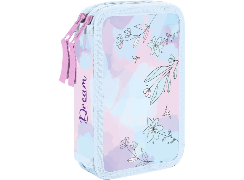 OXYBAG Školní penál dvoupatrový Kolibřík