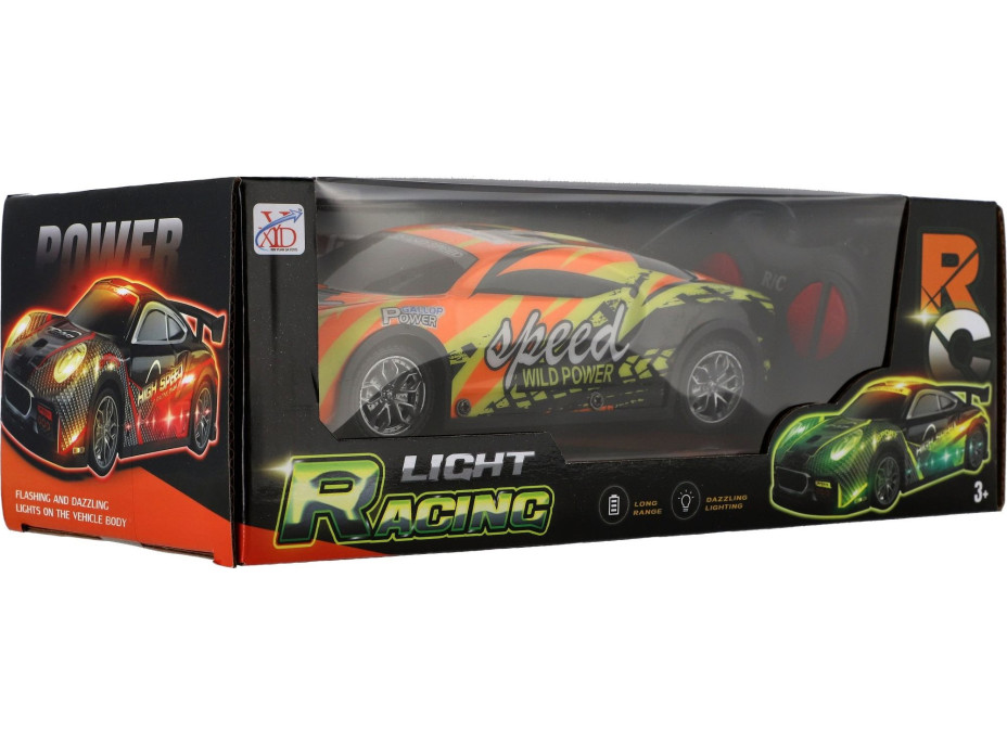 TEDDIES Závodní auto RC se světlem 1ks (mix)