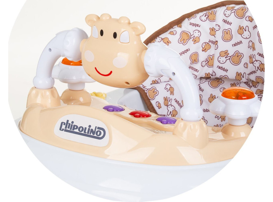 CHIPOLINO Chodítko interaktivní Little Cow Mocca