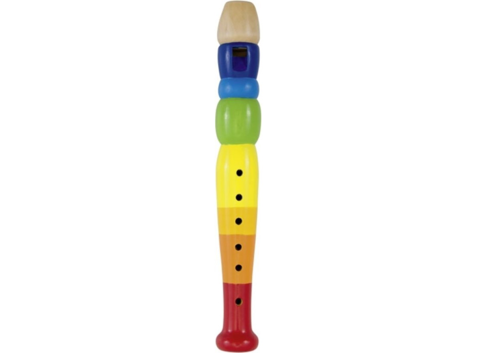GOKI Dětská dřevěná flétna 20 cm