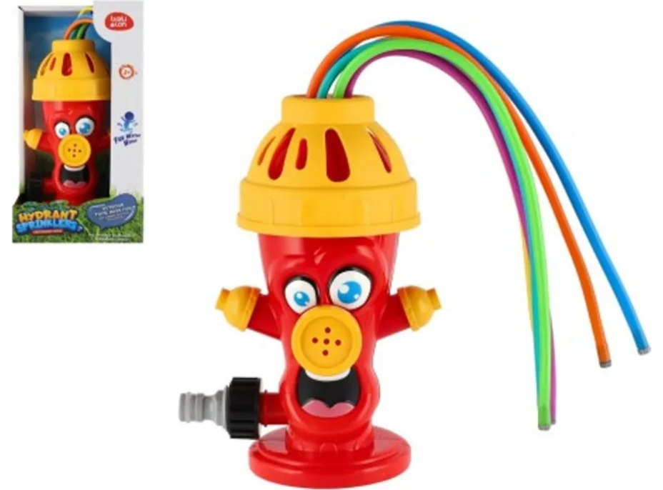 Hydrant vodní rozprašovač na zahradu plast 10x23 cm