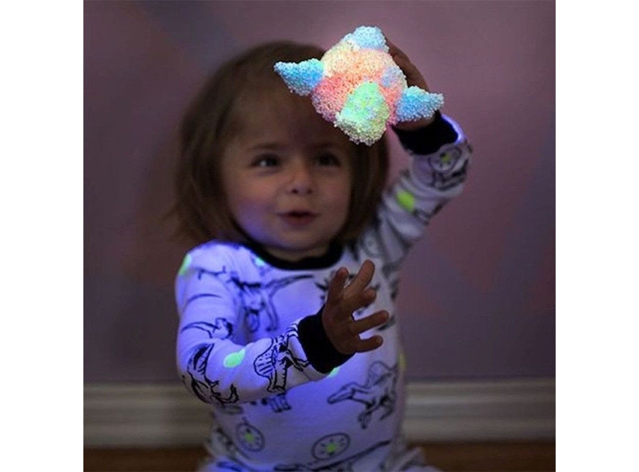 Kuličková modelína PlayFoam: Sada 1+1 (4 barevné+4 svítící)