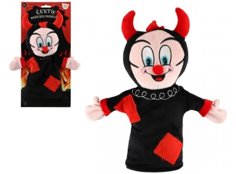 TEDDIES Maňásek Čertík 30 cm