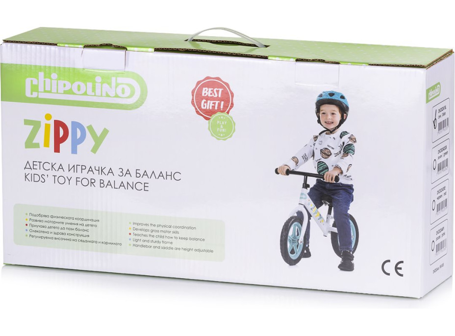 CHIPOLINO Odrážedlo Zippy Red