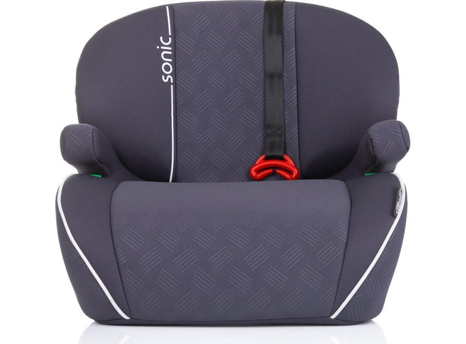CHIPOLINO Podsedák Sonic i-Size 125-150cm Isofix, Anthracite