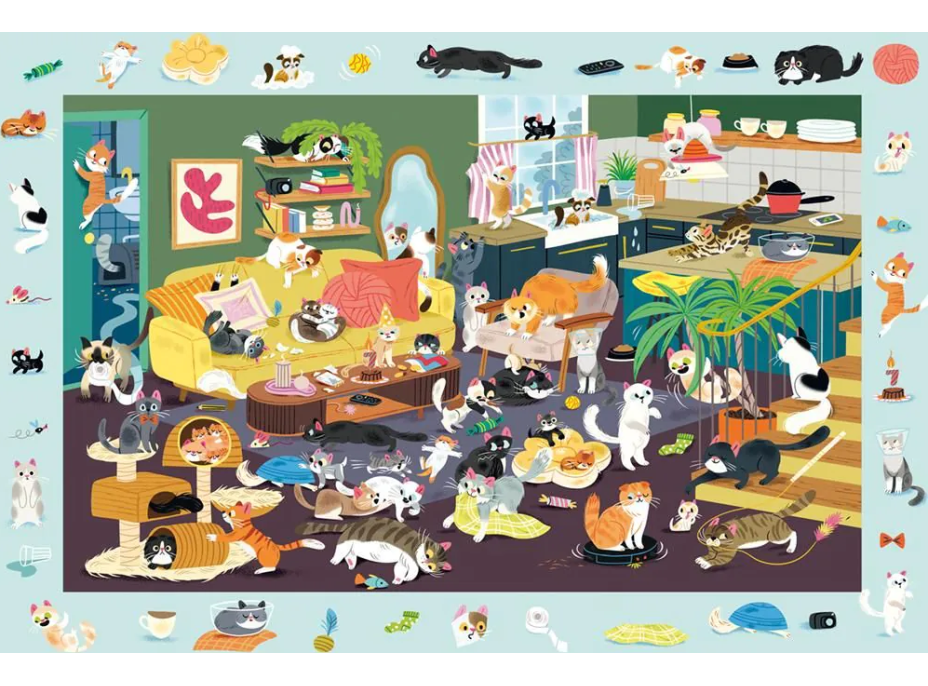 SCHMIDT Puzzle Kočičí hrátky 150 dílků