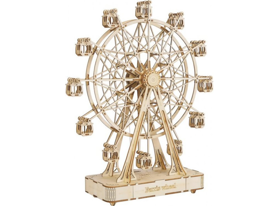 ROBOTIME Rolife 3D dřevěné puzzle Ruské kolo (hrací skříňka) 278 dílků