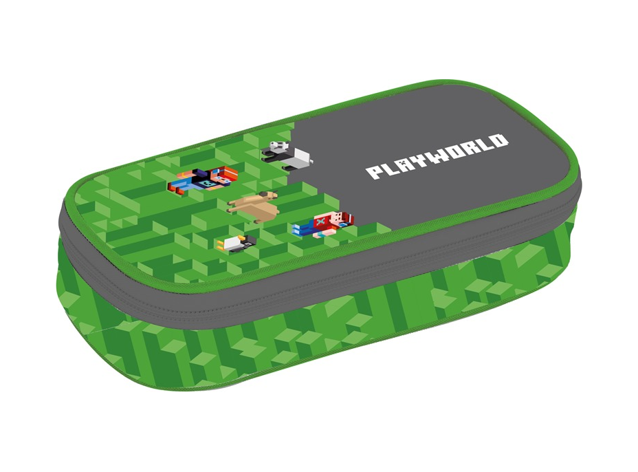 OXYBAG Školní penál etue komfort jednopatrový Playworld