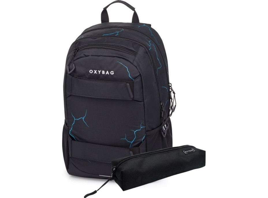 OXYBAG Studentský batoh + etue OXY Sport Abstract