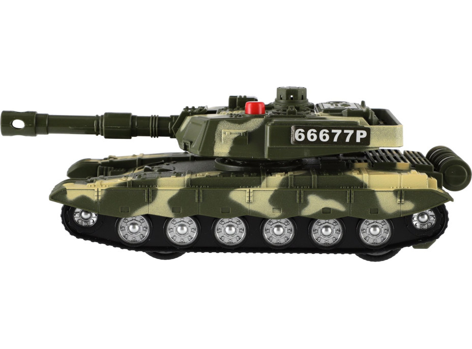 TEDDIES Tank 20 cm na zpětné natažení