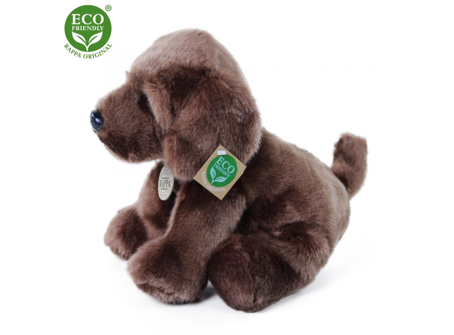 Rappa Plyšový pes labrador sedící 26 cm ECO-FRIENDLY