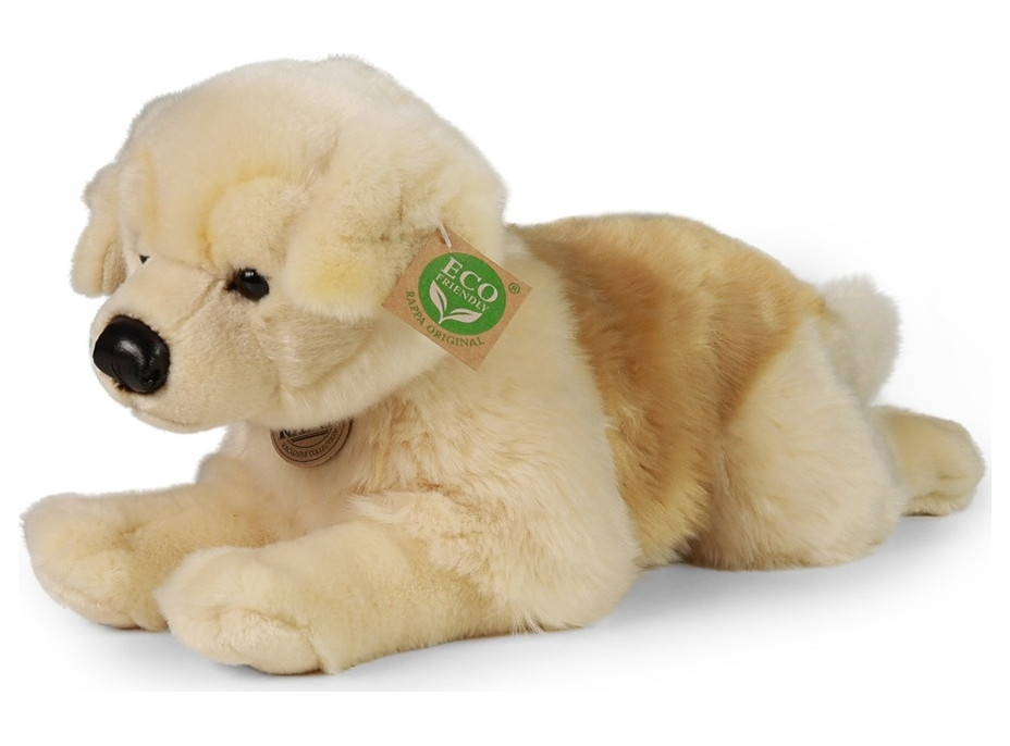 Rappa Plyšový pes zlatý retrívr ležící 39 cm ECO-FRIENDLY