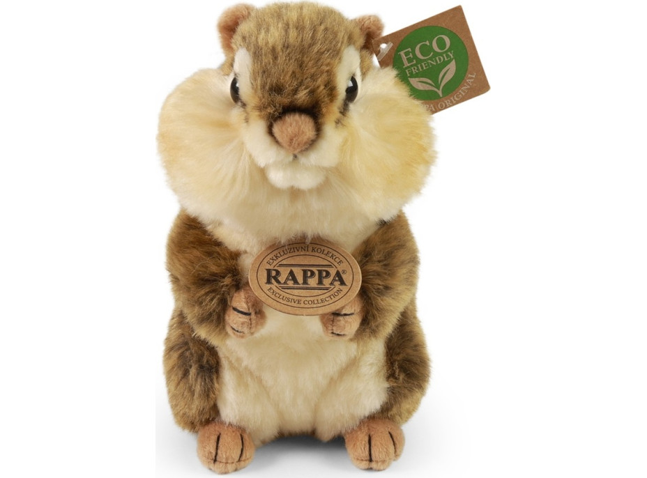 Rappa Plyšový čipmank stojící 20 cm ECO-FRIENDLY