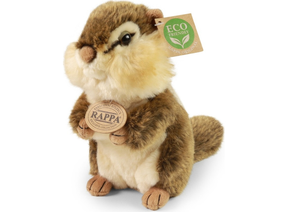 Rappa Plyšový čipmank stojící 20 cm ECO-FRIENDLY