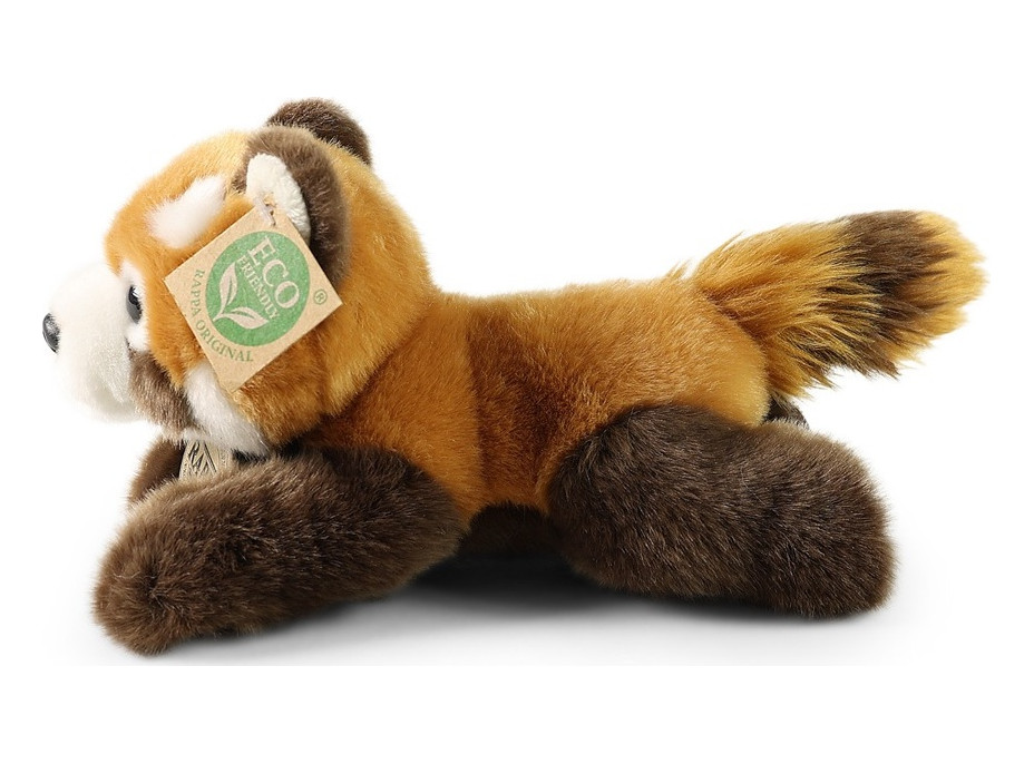 Rappa Plyšová panda červená ležící 20 cm ECO-FRIENDLY