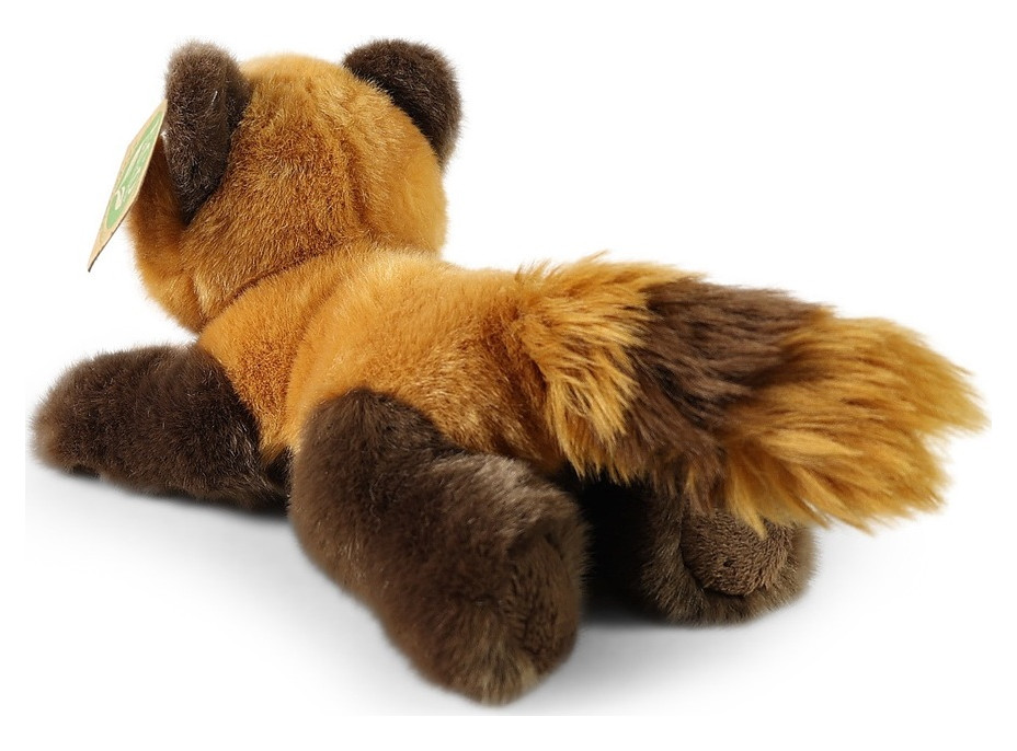 Rappa Plyšová panda červená ležící 20 cm ECO-FRIENDLY