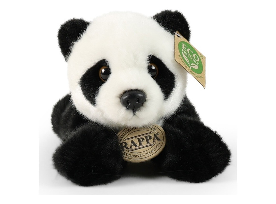 Rappa Plyšová panda ležící 20 cm ECO-FRIENDLY