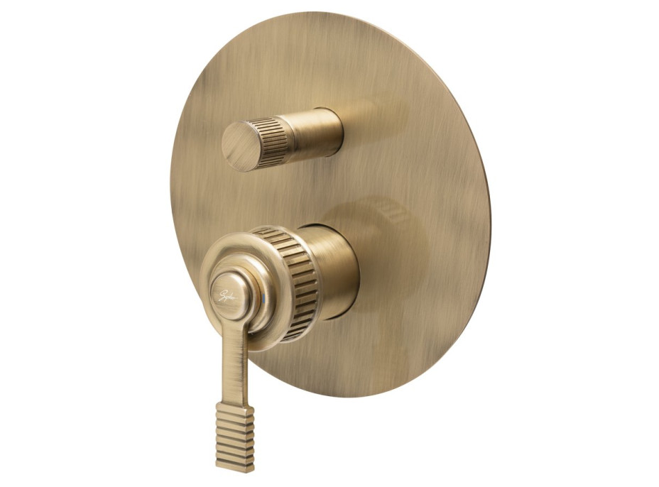 Sapho VERSI podomítková sprchová baterie, 2 výstupy, bronz RV042/18