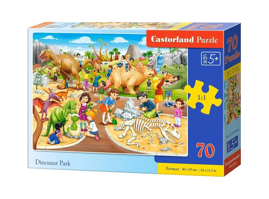 CASTORLAND Puzzle Dinosauří park 70 dílků