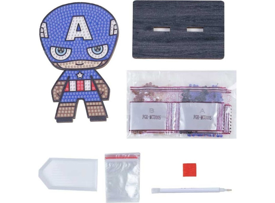CRYSTAL ART Diamantové malování Avengers: Kapitán Amerika