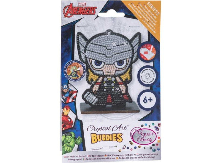 CRYSTAL ART Diamantové malování Avengers: Thor