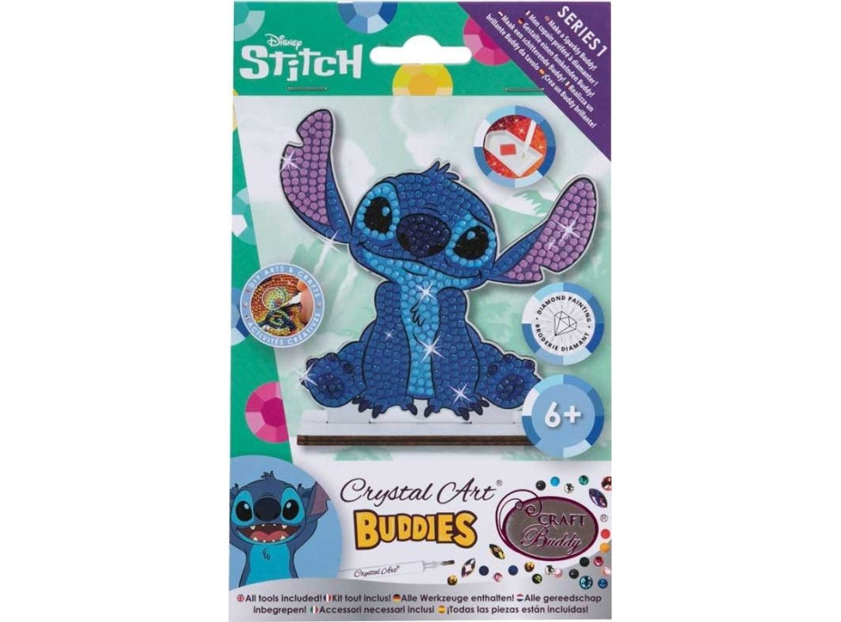 CRYSTAL ART Diamantové malování Disney: Stitch