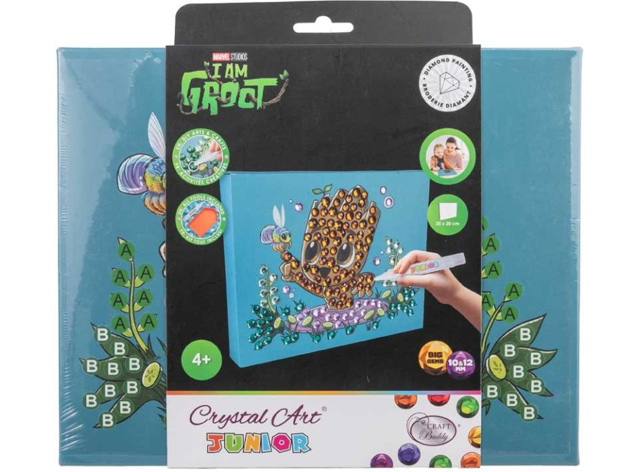 CRYSTAL ART Diamantové malování Junior Star Wars: Groot