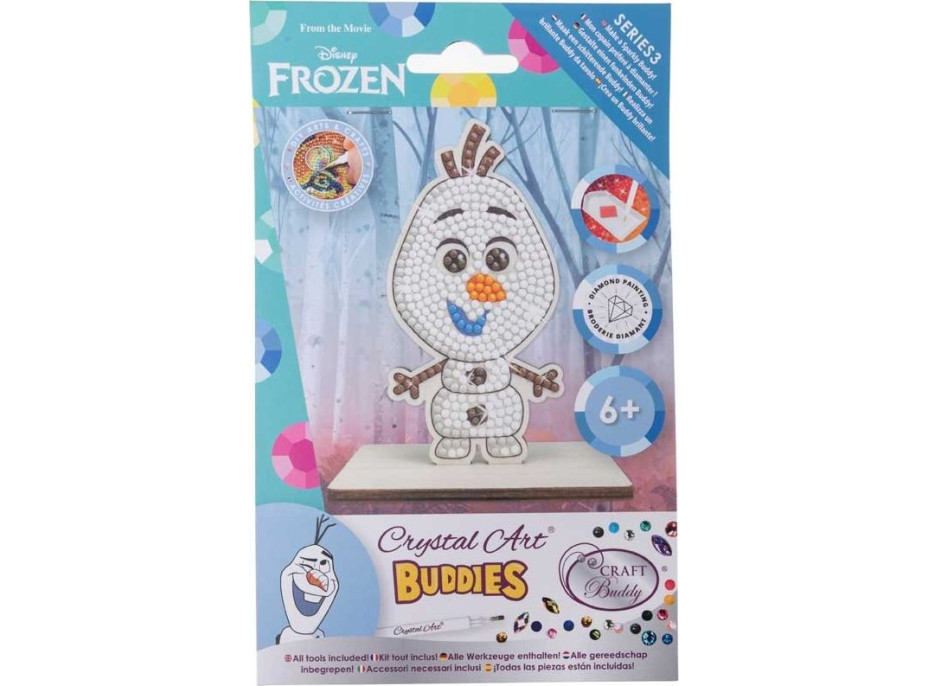 CRYSTAL ART Diamantové malování Ledové království: Olaf
