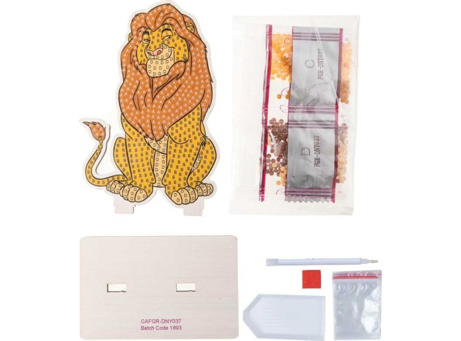 CRYSTAL ART Diamantové malování Lví král: Mufasa