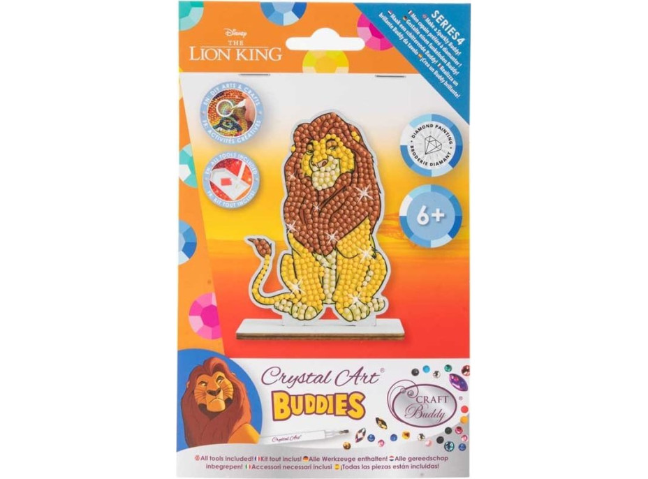 CRYSTAL ART Diamantové malování Lví král: Mufasa