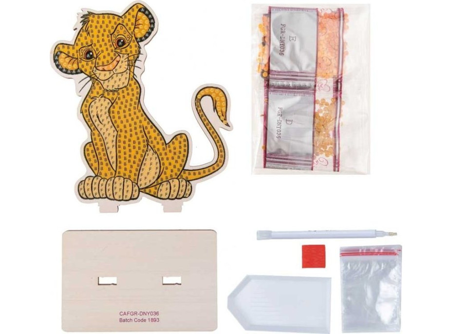CRYSTAL ART Diamantové malování Lví král: Simba
