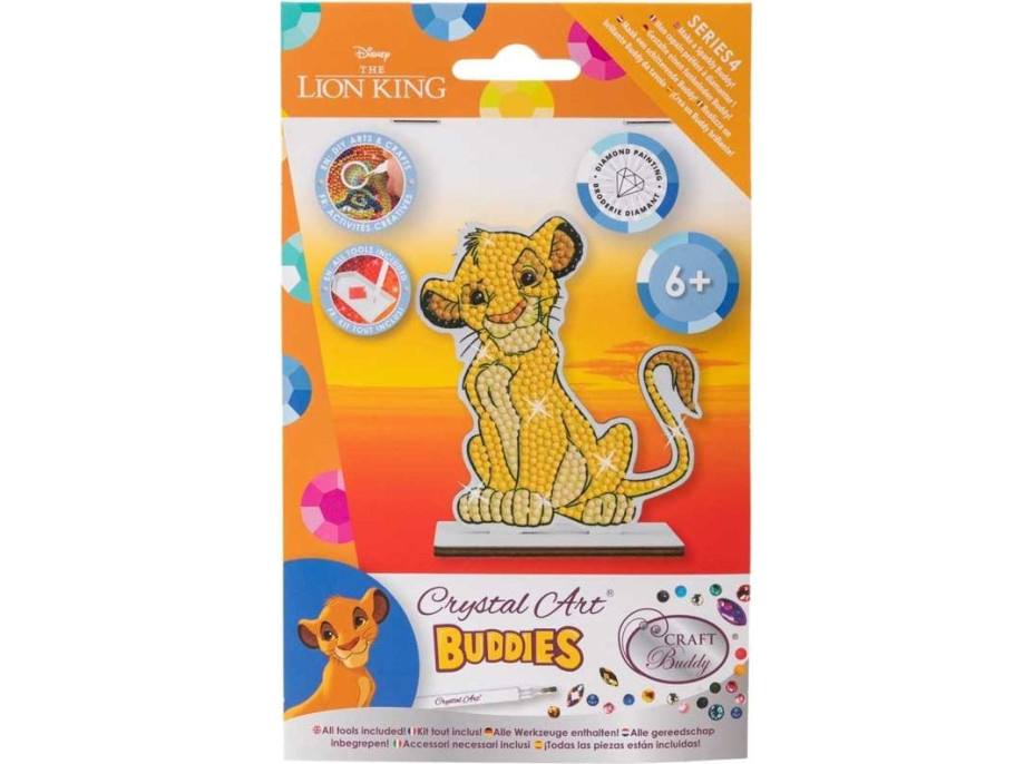 CRYSTAL ART Diamantové malování Lví král: Simba