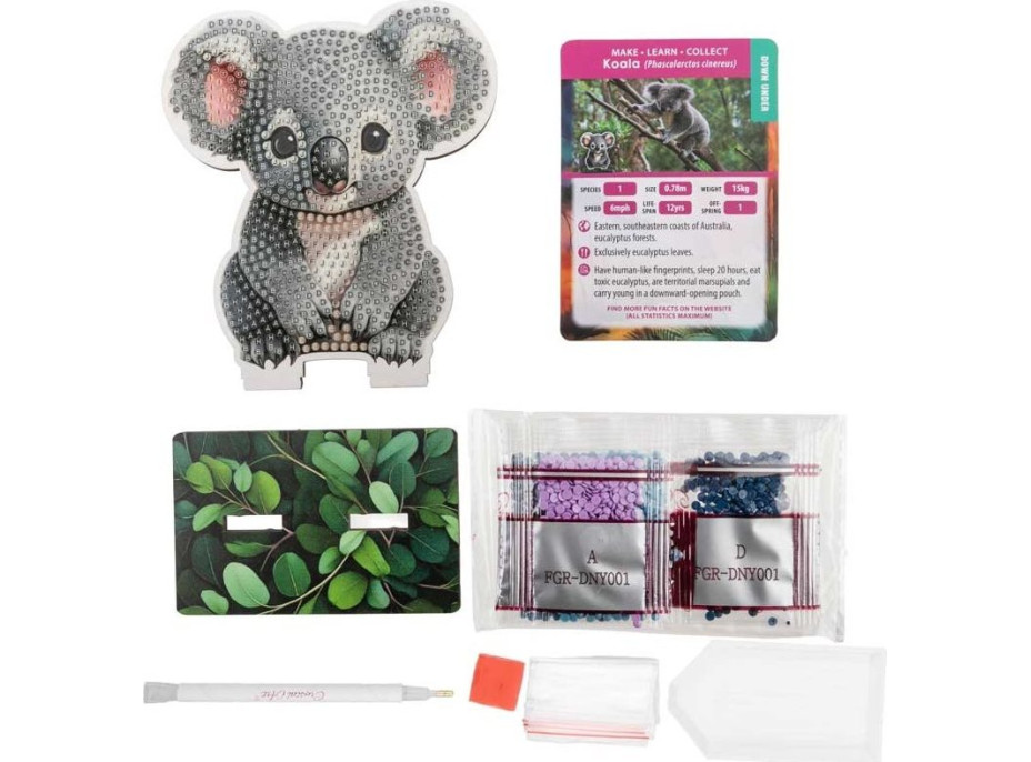 CRYSTAL ART Diamantové malování Na zemi: Koala