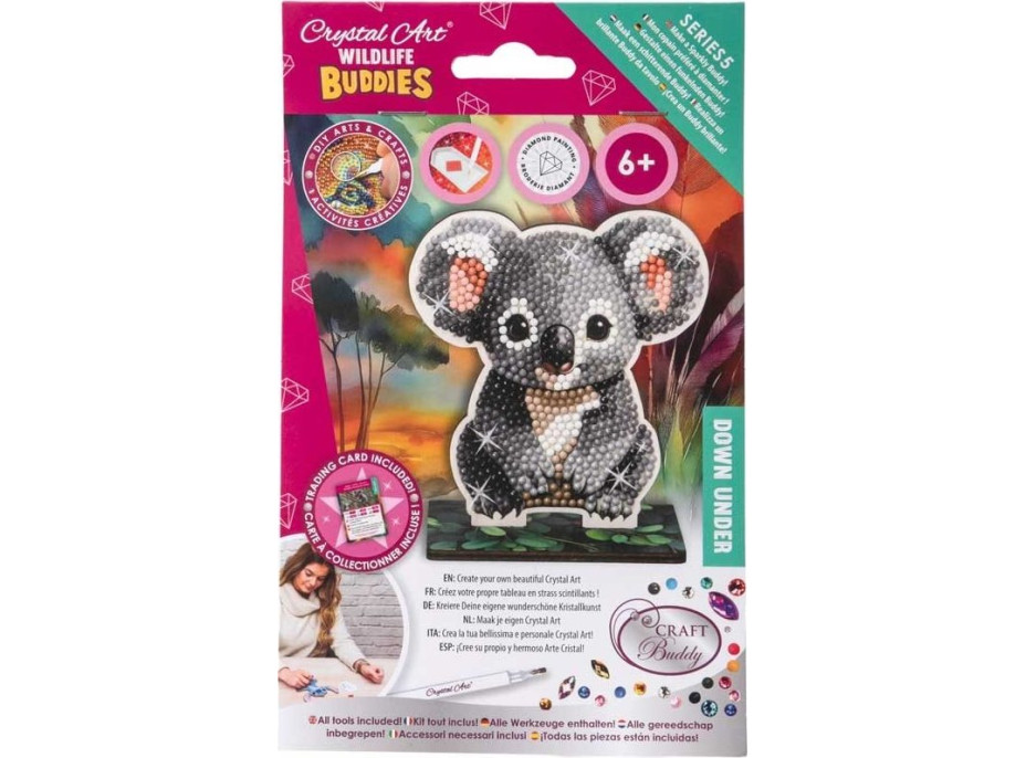 CRYSTAL ART Diamantové malování Na zemi: Koala